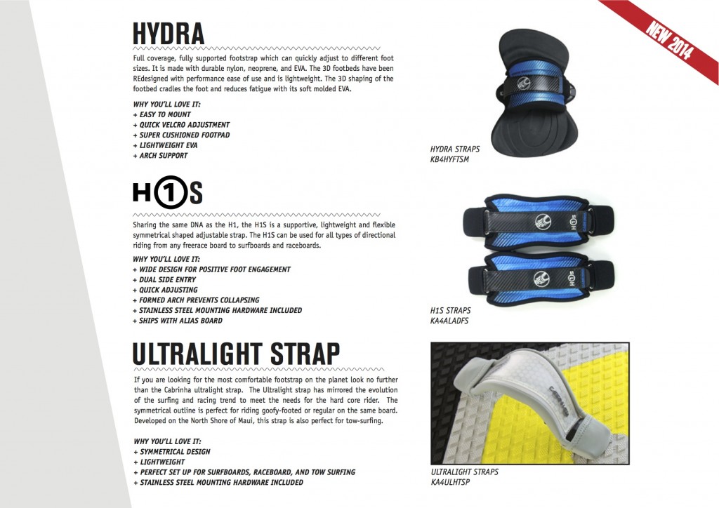 Cabrinha 2014 Footstraps Page 11