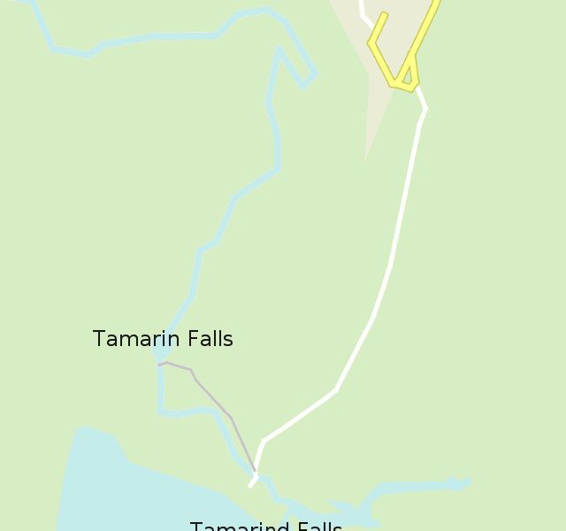Водопады Tamarin Falls на карте MapsWithMe